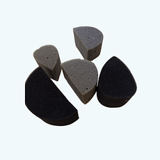 Esponjas de goma espuma Esponjas semicĂrculos y gotas