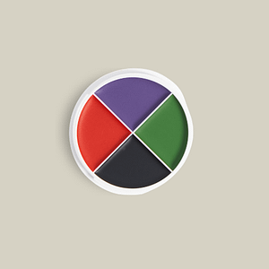 BELLA DERSINA - Cuarteto de Maquillaje Cremoso (Secundarios+Negro)